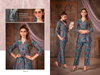 Kalarang 1003 By Bipson Muslin Foil Printed Cord Set Ladies Top With Pants Wholesalers In Delhi